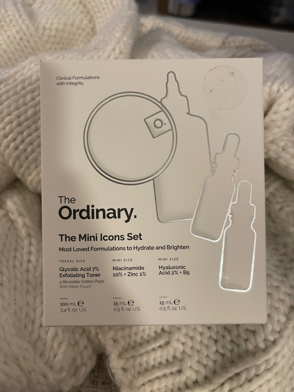The Ordinary Mini Icons Set - White